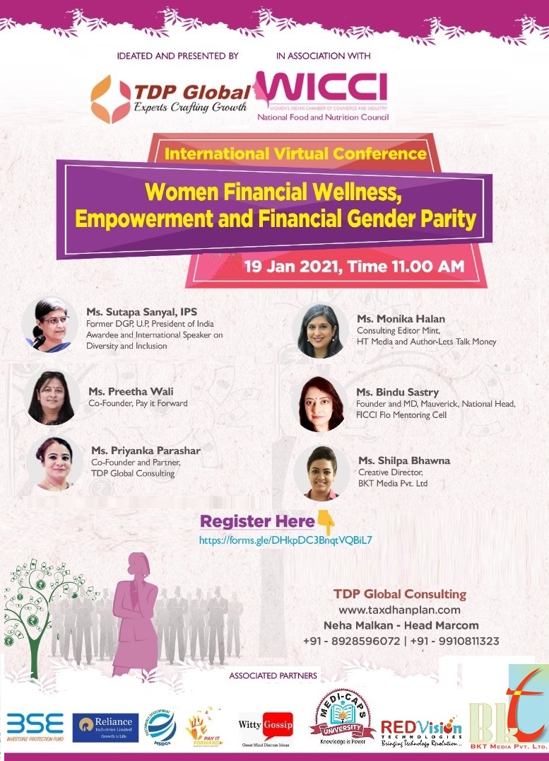 INTERNATIONAL VIRTUAL CONFERENCE WOMEN FINANCIAL WELLNESS, EMPOWERMENT & FINANCIAL GENDER PARITY